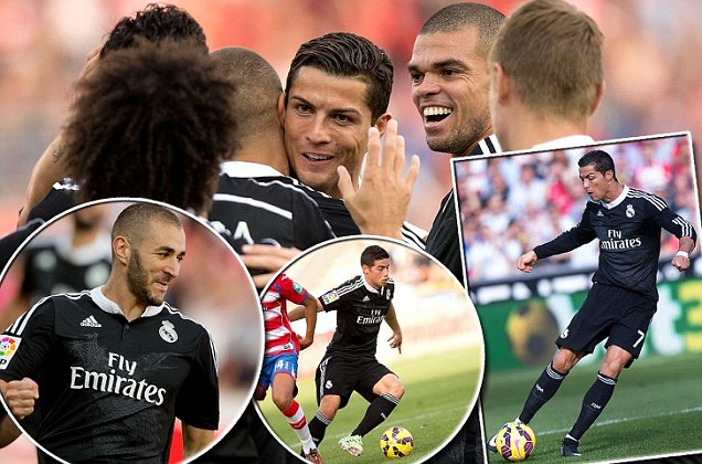 Madrid Gilas Granada 4-0, Rodriguez Sumbang Dua Gol